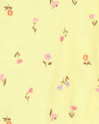 Bébé fille - Ensemble 3 pièces à fleurs - Jaune/Chambray, image 2 sur 4 diapositives
