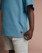 Tout-petit - T-shirt &agrave; manches chauve-souris - Sarcelle, image 3 sur 5 diapositives