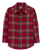 Kid Plaid Button-Down Shirt, image 1 of 4 slides