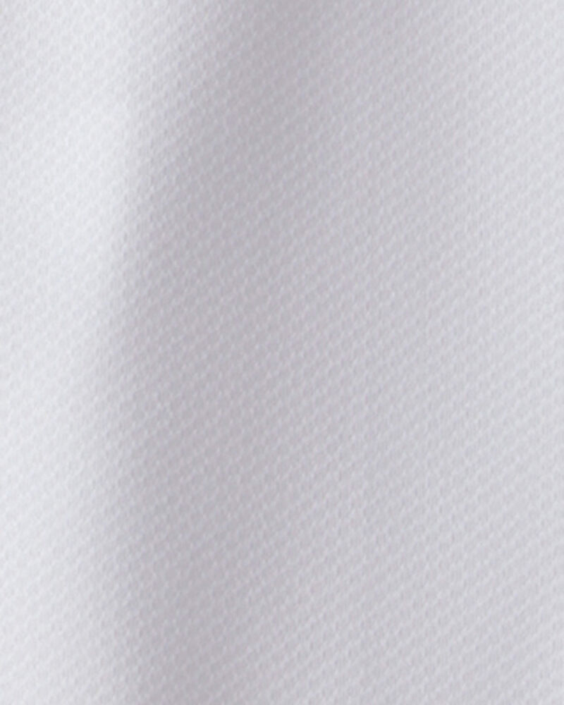 Tout-petit gar&ccedil;on - Polo d&rsquo;uniforme en piqu&eacute; - Blanc, image 2 sur 2 diapositives