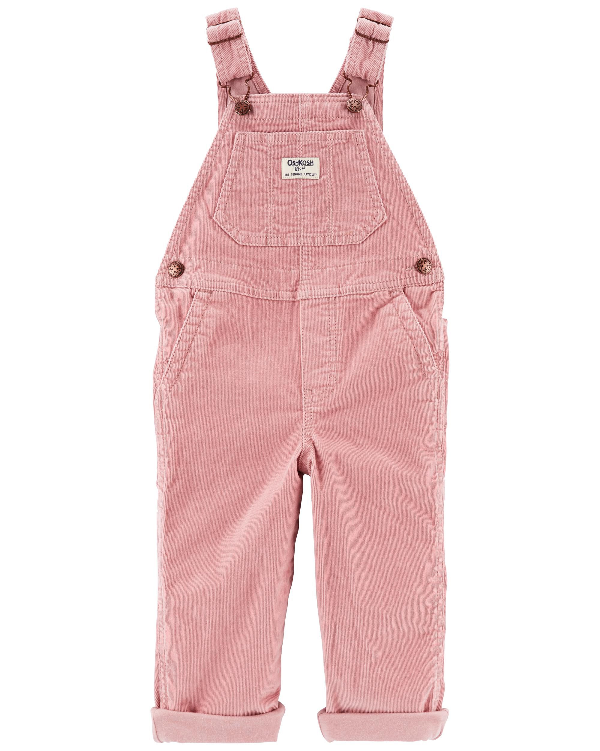 Pink cord overalls on sale