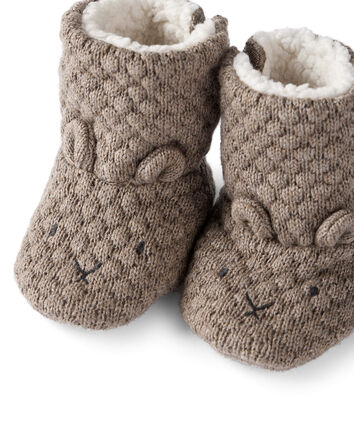 Bébé Chaussons en tricot de coton biologique, 