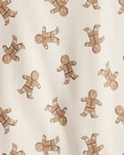 Kid Gingerbread Man Holiday Pullover Made with Organic Cotton, image 3 of 4 slides