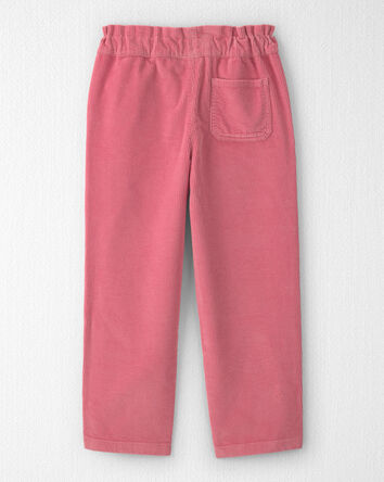 Filles - Pantalon &agrave; enfiler en velours c&ocirc;tel&eacute; de coton biologique, 