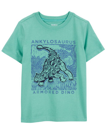 T-shirt à imprimé de dinosaure Armored dino, 
