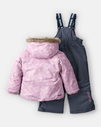 Tout-petit fille - Combinaison de neige 1 pièce Taslan - Rosewood, 