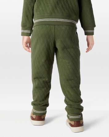 Toddler Solid Cotton Blend Pants - Green, 