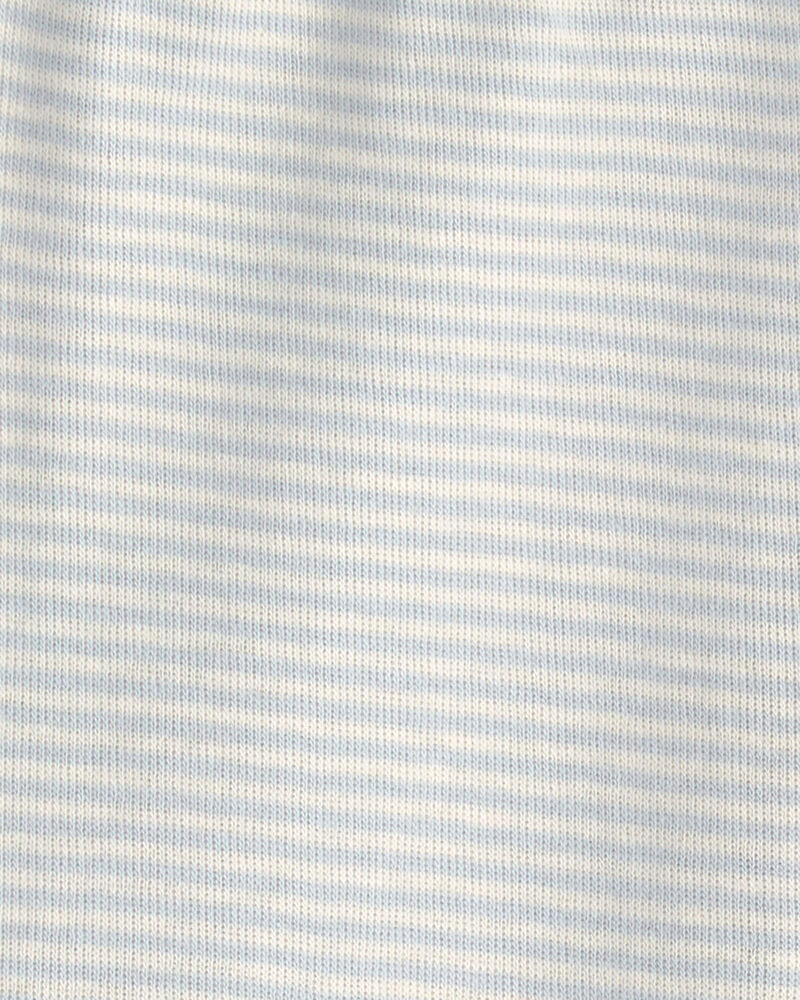 Baby Boy 2-Pack Footed Pull-On Pants - Blue, image 4 of 5 slides