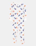 Baby Bluey Snug Fit Cotton Footie 1-Piece Pyjamas, image 1 of 3 slides
