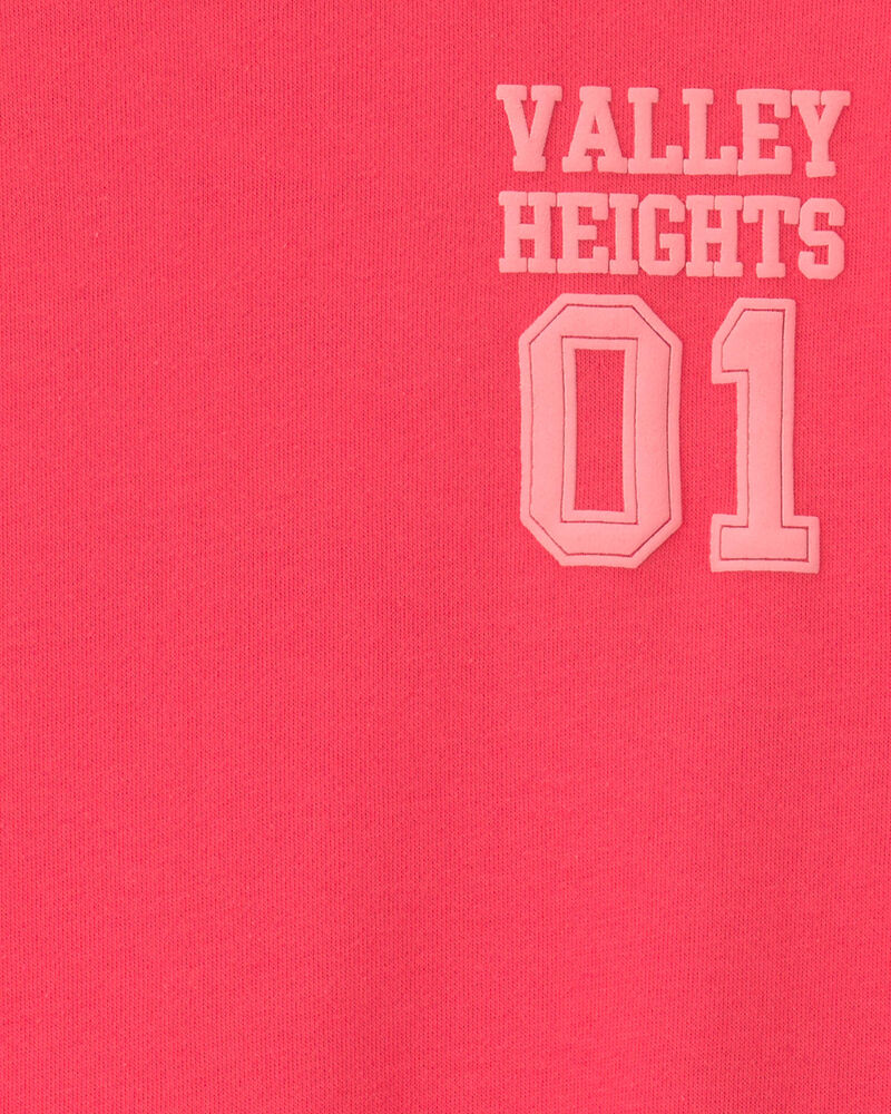 Boys French Terry Long-Sleeve Pullover Sweatshirt - Red, image 3 of 4 slides