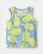 Baby Boy Popsicle Tank Top - Blue/Green, image 1 of 3 slides