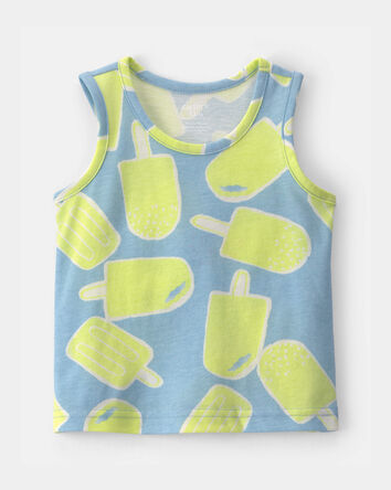 Baby Boy Popsicle Tank Top - Blue/Green, 