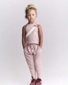 Toddler Girl Ribbed Tank Top - Pink, image 4 of 6 slides