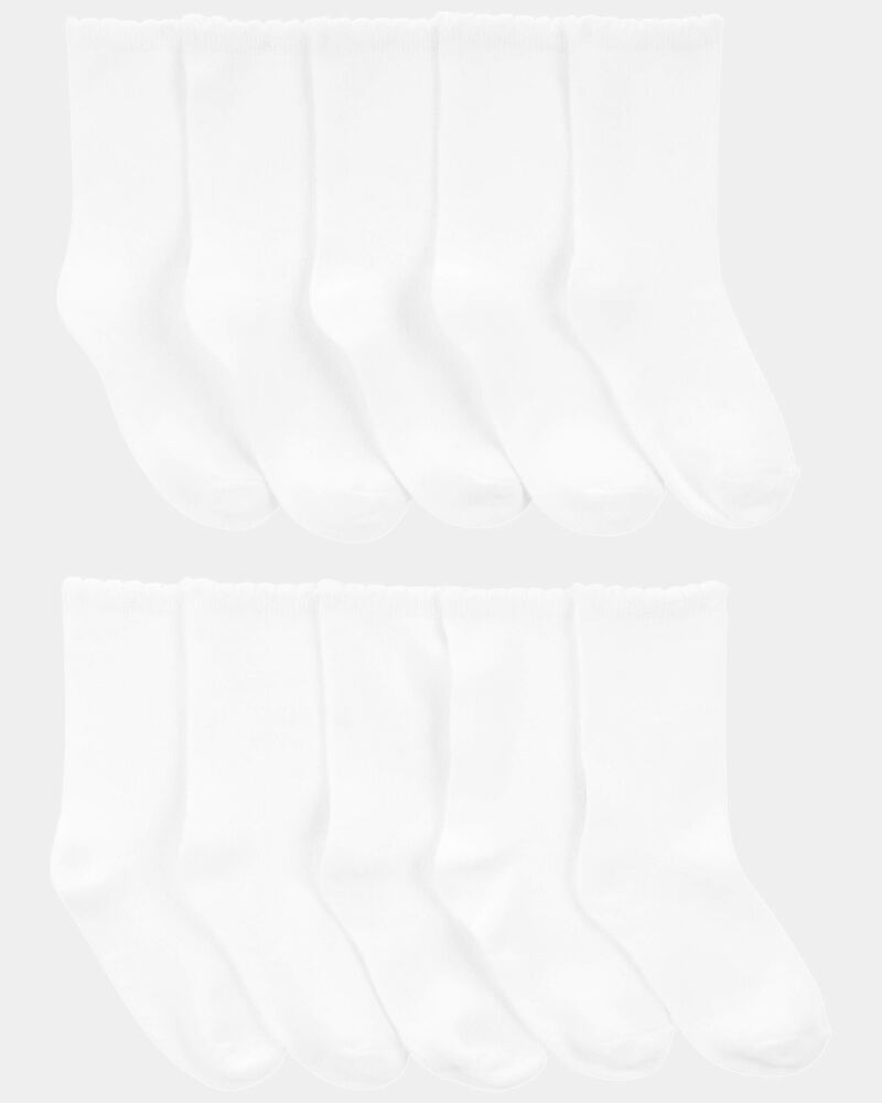 Kid 10-Pack Crew Socks, image 1 of 2 slides