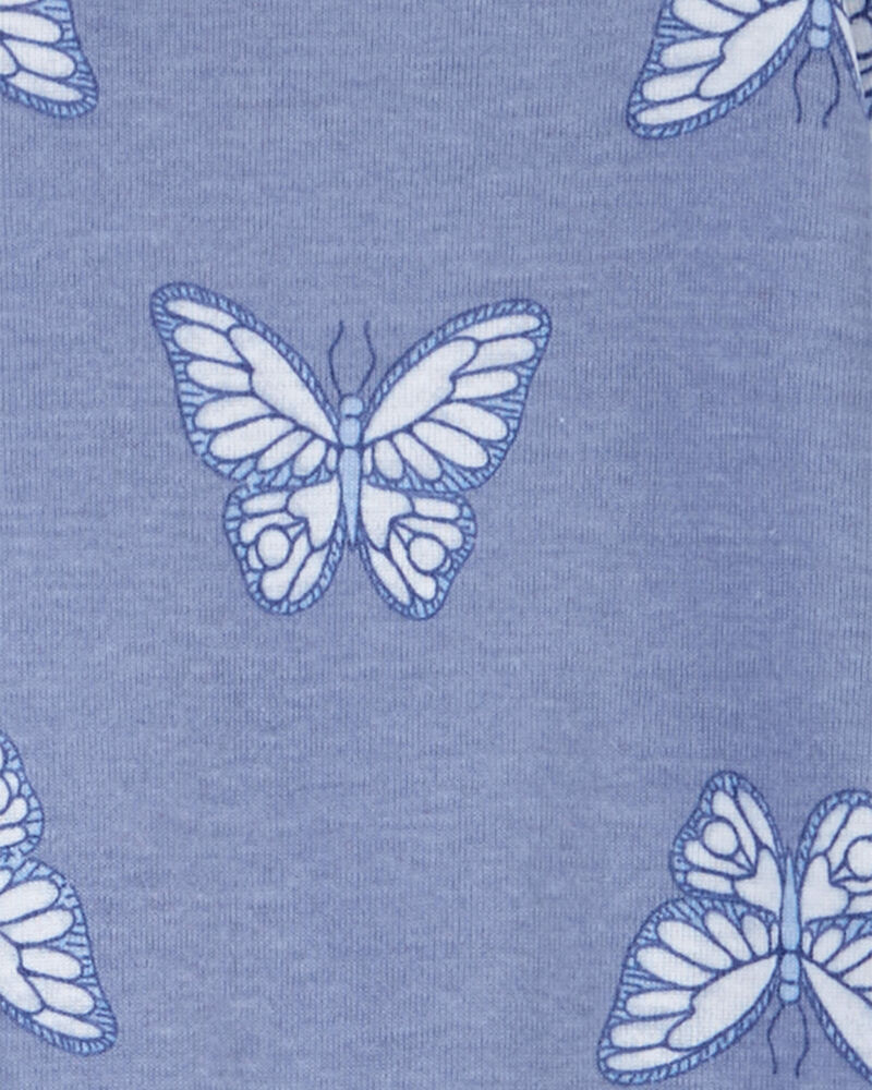 Baby Blue Floral 3-Piece Jumpsuit Set, image 3 of 4 slides