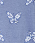 Baby Blue Floral 3-Piece Jumpsuit Set, image 3 of 4 slides