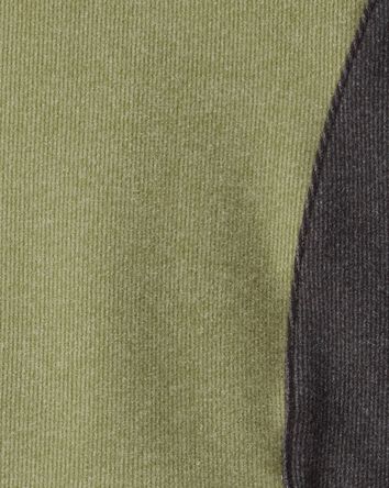 Tout-petit gar&ccedil;on - Chandail &agrave; manches longues aux couleurs contrastantes - Vert, 