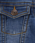 Baby Boy Classic Knit-Like Denim Jacket, image 4 of 4 slides