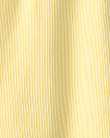 Filles - Haut &agrave; motif ajour&eacute; - Jaune, 