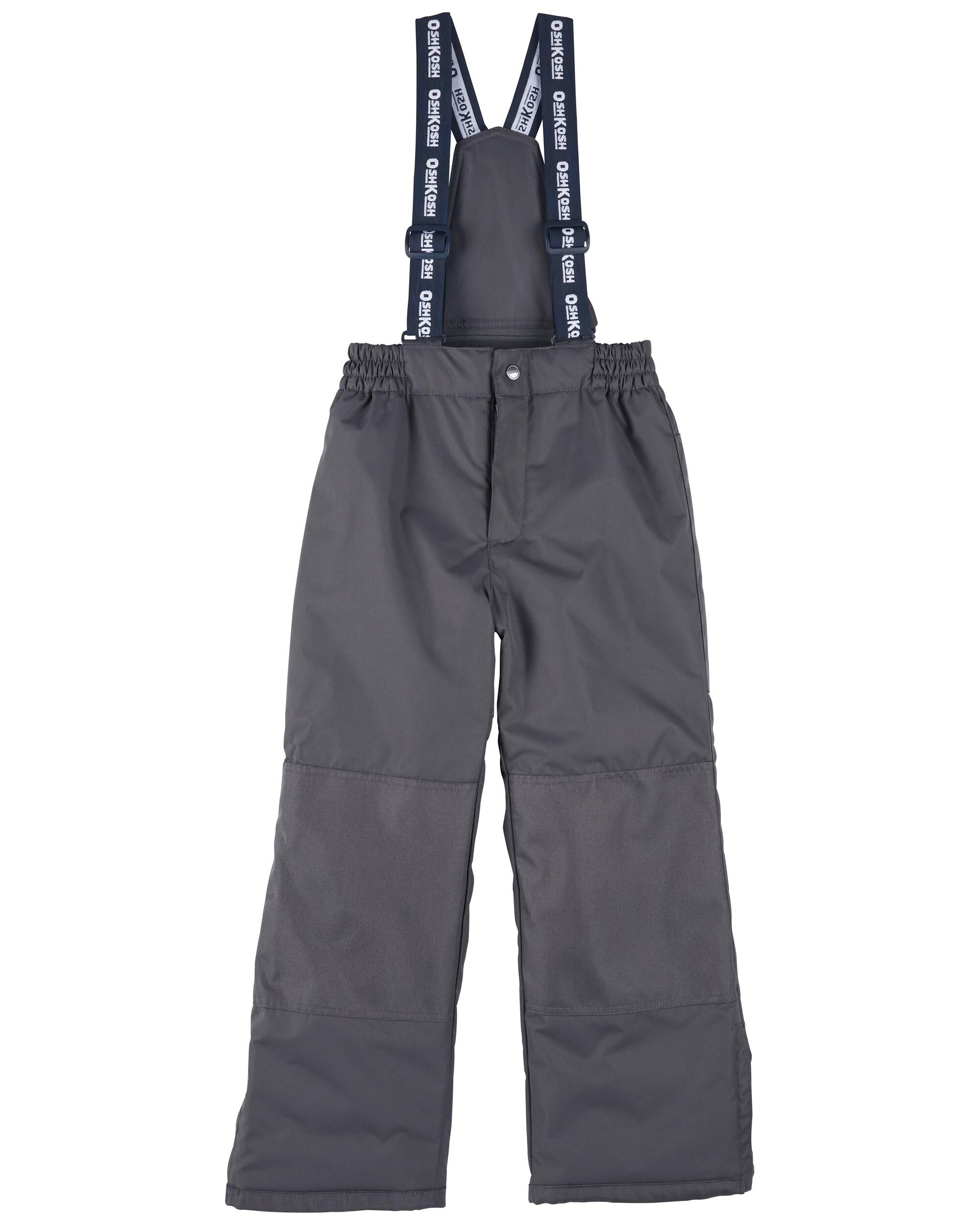 Charcoal Heavyweight Snow Pant With Removable Bib Carter s Canada