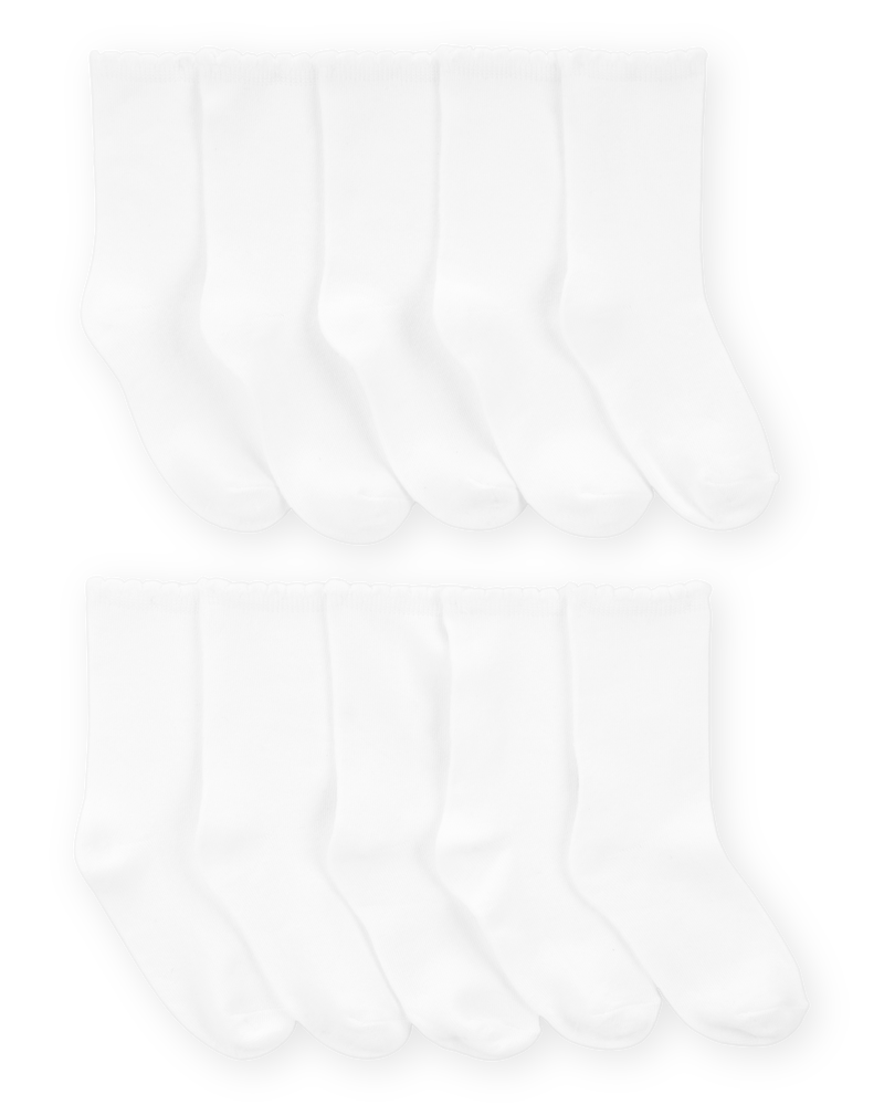 Enfant 10 paires de chaussettes mi-mollet, image 1 sur 2 diapositives