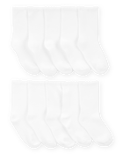 Enfant 10 paires de chaussettes mi-mollet, image 1 sur 2 diapositives