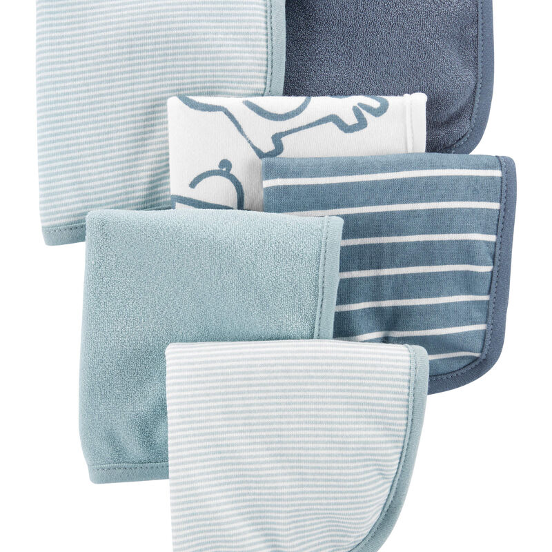 Blue Baby 6-Pack Wash Cloths | Carter’s Oshkosh Canada