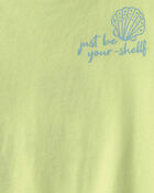 Filles - T-shirt &agrave; imprim&eacute; &laquo;Be Your-Shelff&raquo; - Vert, image 3 sur 4 diapositives