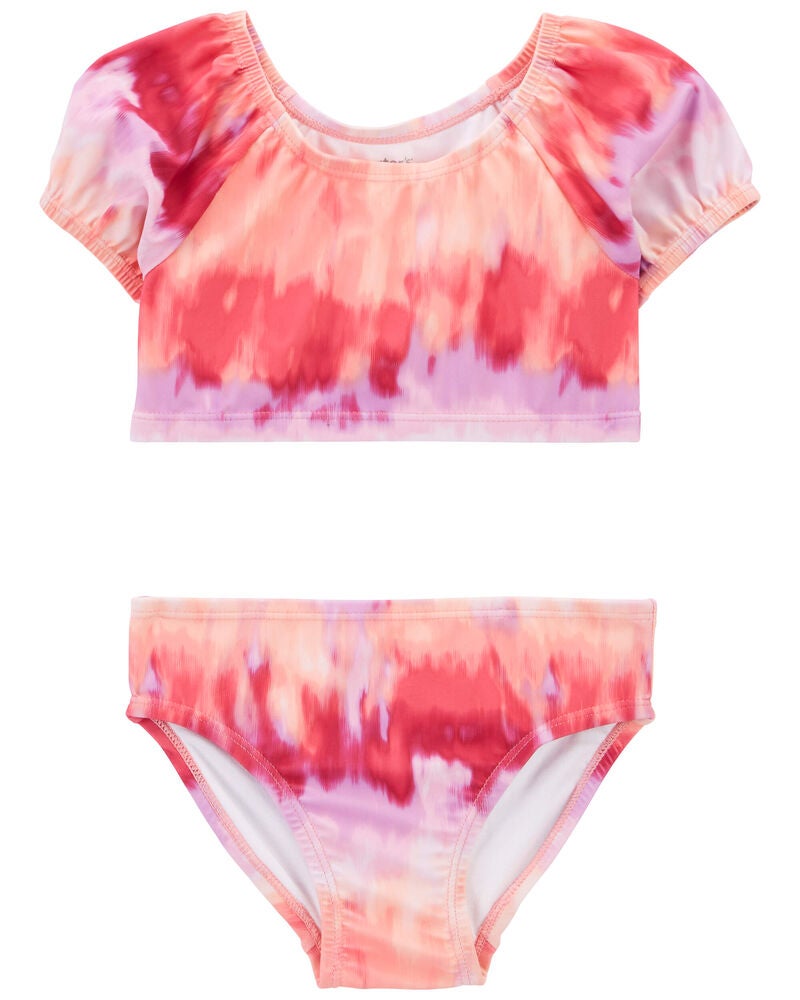Toddler Tie-Dye 2-Piece Swimsuit, image 1 of 4 slides