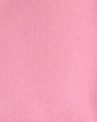 B&eacute;b&eacute; fille - Chandail &agrave; capuchon en jersey bouclette avec fermeture &agrave; glissi&egrave;re - Rose, image 3 sur 3 diapositives