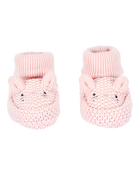 Bébé Chaussons au crochet à lapin, image 1 sur 2 diapositives