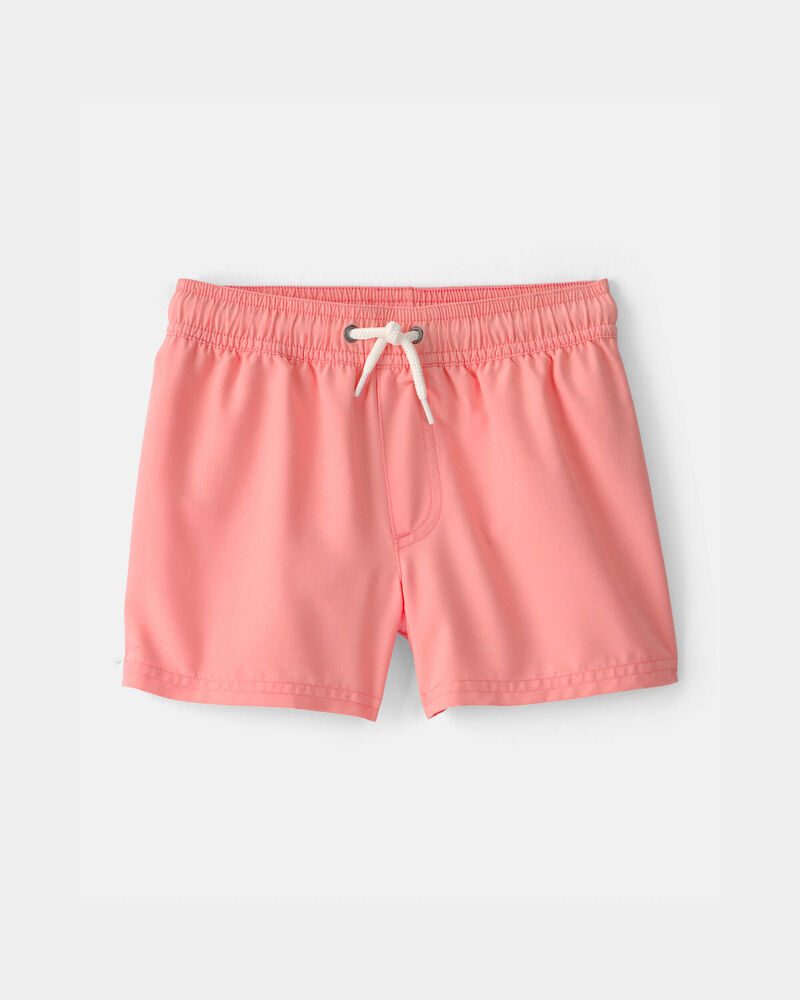 Toddler Boy  Boy Core Swim Trunk- Orange , image 1 of 4 slides