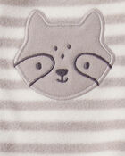 Baby Boy Fox Striped Loose Fit Long-Sleeve Sleeper - Brown, image 4 of 5 slides