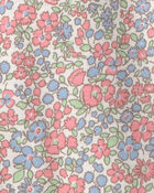 Baby Girl 3-Pack Organic Cotton Bodysuits in Spring Floral, image 5 of 6 slides