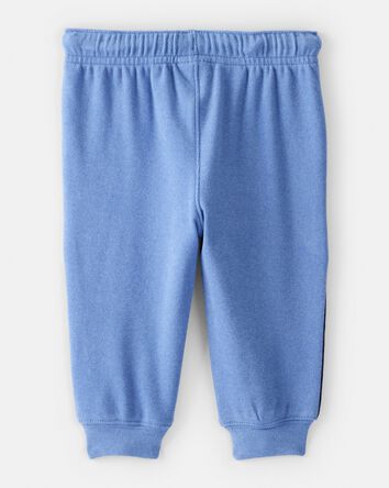 Baby Boy Colourblock Joggers - Blue/Grey, 