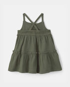 B&eacute;b&eacute; fille - Robe sans manches &agrave; broderie florale - Vert, image 2 sur 4 diapositives