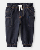 Baby Boy 2-Piece Skiing Print Long-Sleeve Bodysuit & Pant Set - Blue, image 2 of 6 slides