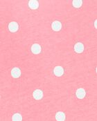 Kid Polka Dot Jersey Dress, image 3 of 4 slides