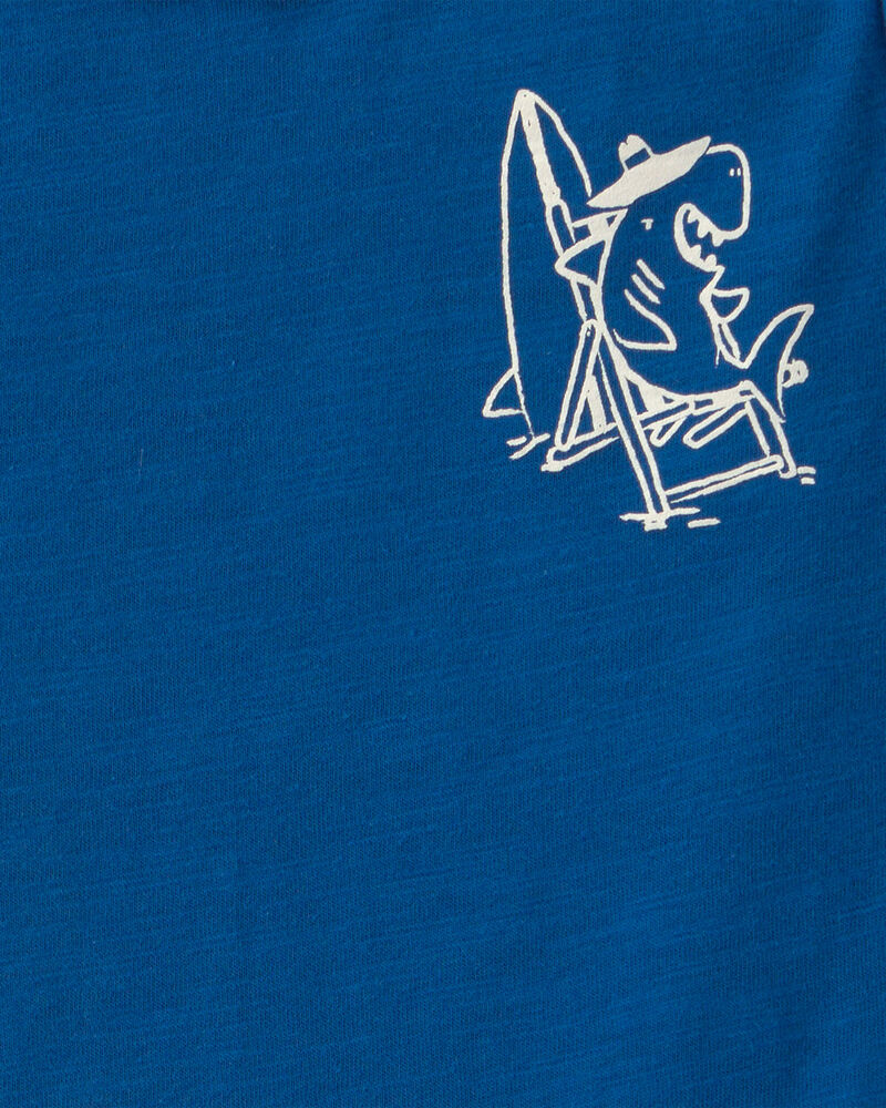 Tout-petit gar&ccedil;on - D&eacute;bardeur &agrave; imprim&eacute; requin - Bleu marine, image 3 sur 4 diapositives