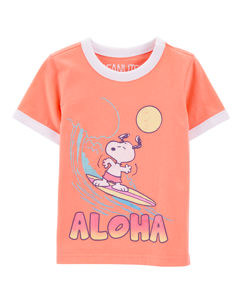 Enfant en bas âge T-shirt à manches courtes Snoopy Graphic - Orange, image 1 sur 3 diapositives