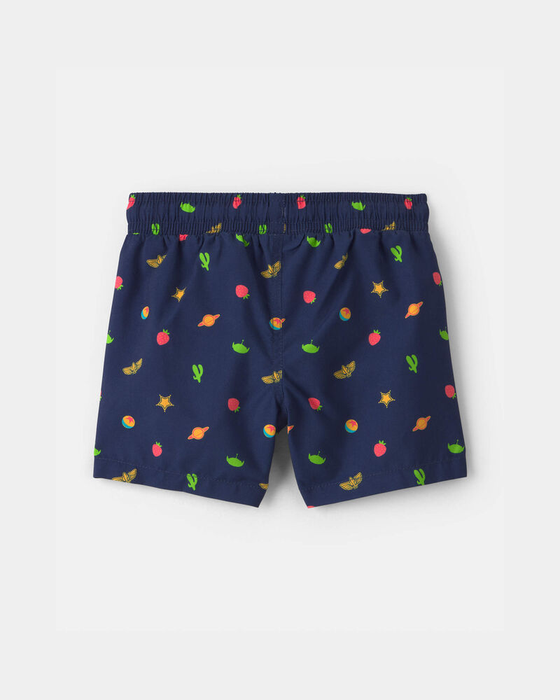 Toddler Boy &copy;Disney/Pixar Toy Story Swim Trunks - Navy Blue, image 2 of 3 slides