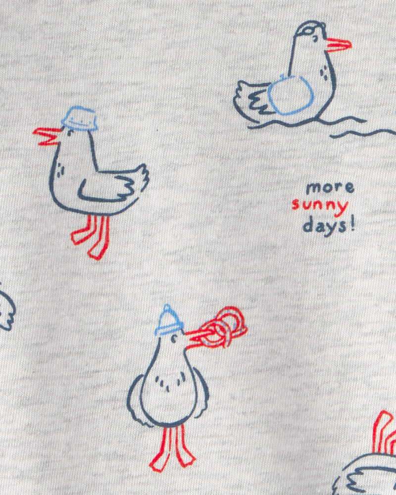 B&eacute;b&eacute; - T-shirt &agrave; motif de p&eacute;licans - Gris, image 2 sur 2 diapositives