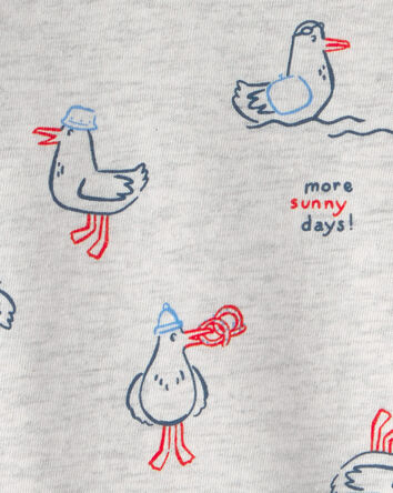B&eacute;b&eacute; - T-shirt &agrave; motif de p&eacute;licans - Gris, 
