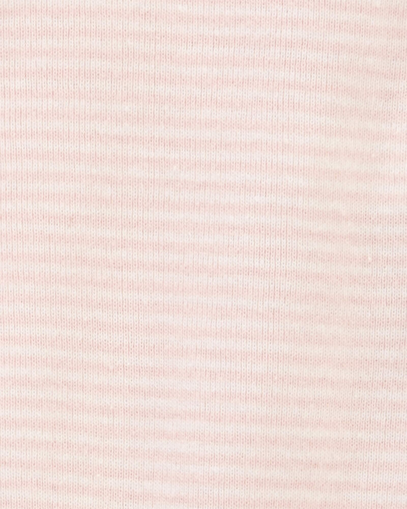 Baby Preemie Striped Cotton Sleeper Pyjamas, image 5 of 7 slides