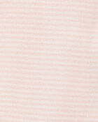 Baby Preemie Striped Cotton Sleeper Pyjamas, image 5 of 7 slides