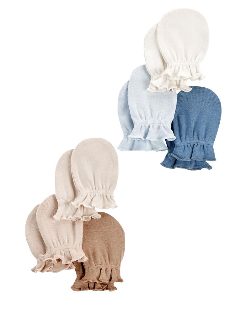 Multi Baby 6Pack Mittens