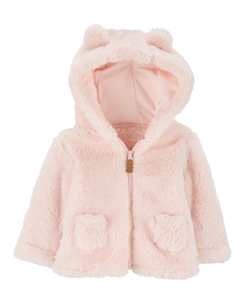 Pink hooded jacket new arrivals