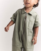 Toddler Day Out™ Jumpsuit - Olive, image 2 of 7 slides