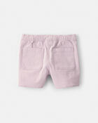 Girls Twill Wrap Skort - Purple, image 3 of 5 slides
