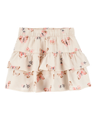 Toddler Floral Pull-On Skort, image 1 of 6 slides